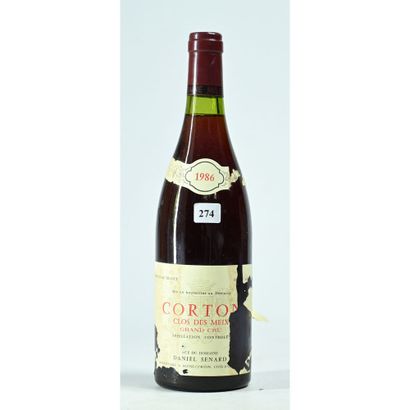 1 Btle CORTON, Clos des Meix, GC, Domaine...