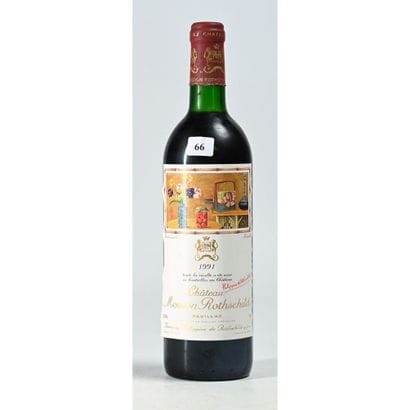 1 Btle Château MOUTON ROTHSCHILD, 1991.