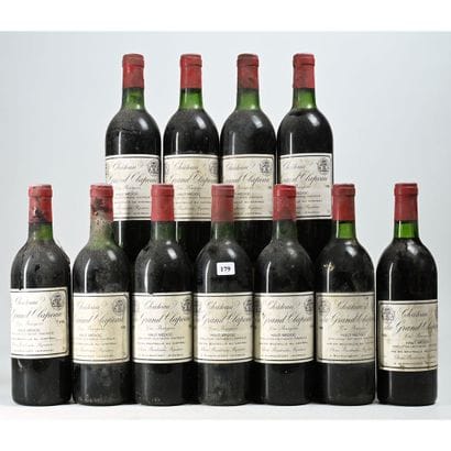 11 Btles Château DU GRAND CLAPEAU, Cru Bourgois,...