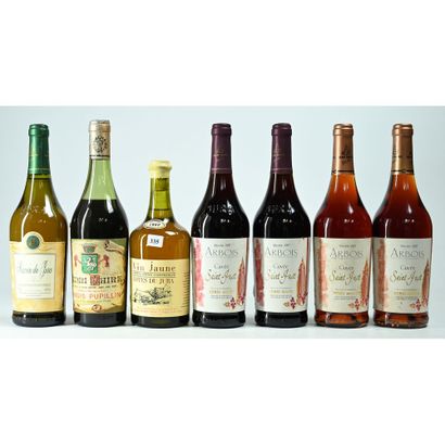 7 Btles de Vins jaunes et de vins du Jura...