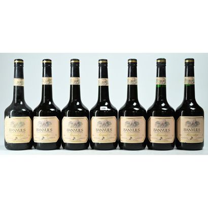 7 Btles de BANYULS, Rimatge, Cellier des...