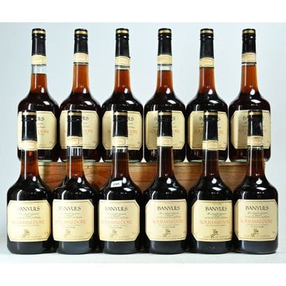 12 Btles de BANYULS, Roumani doré, Cellier...