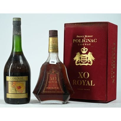 1 Btle de Cognac POLIGNAC XO Royal. Antique...