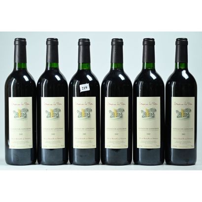 6 Btles DOMAINE DE THOU, Côteaux du Languedoc,...