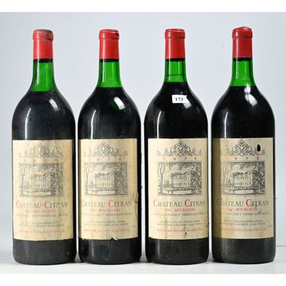 4 Magnums (1.5l) Château CITRAN, Cru Bourgeois,...