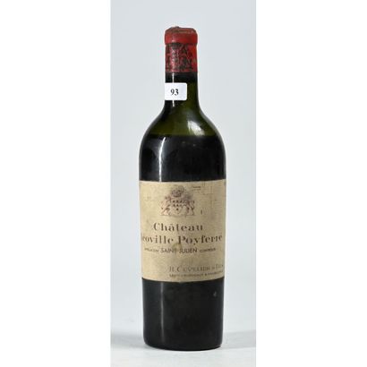 1 Btle Château LEOVILLE POYFERRE, 1947. (Difficilement...