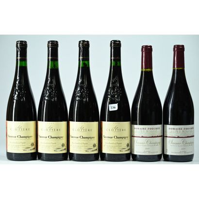 LOT de 6 Btles SAUMUR CHAMPIGNY comprenant...