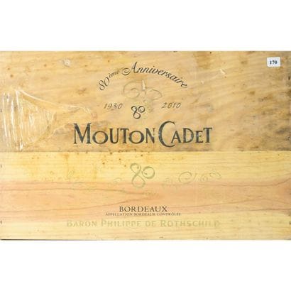 6 Btles CBO MOUTON-CADET, Baron Philippe...
