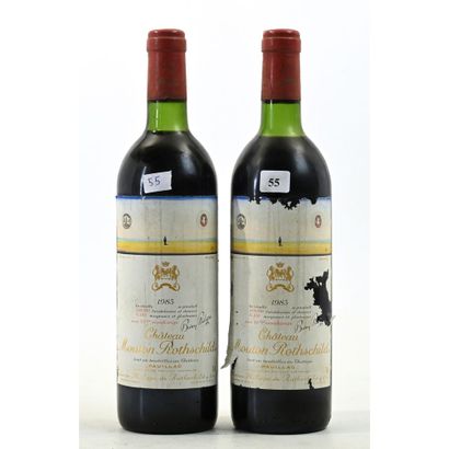 2 Btles Château MOUTON ROTHSCHILD, 1983....