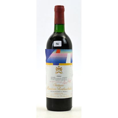 1 Btle Château MOUTON ROTHSCHILD, 1984. (Etat...