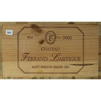 12 Btles CBO Château FERRAND LARTIGUE, GC,...