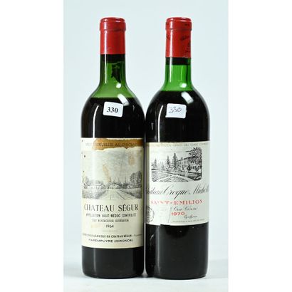 2 Btles dont 1 Btle Château SEGUR, Cru Bourgeois...