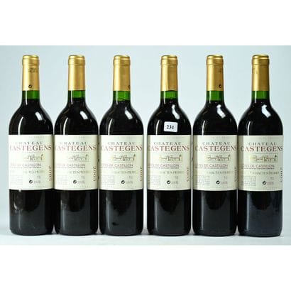 6 Btles Château CASTEGENS, Cuvée «Les Hautes...