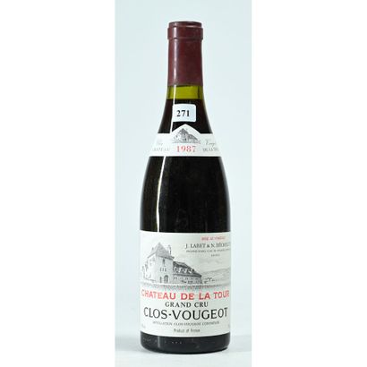 1 Btle Château DE LA TOUR, GC, Clos Vougeot,...