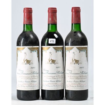 3 Btles Château BARONNE PHLIPPE, Cuvée en...