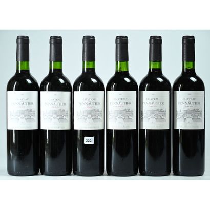 6 Btles Château DE PENNAUTIER, Collection...