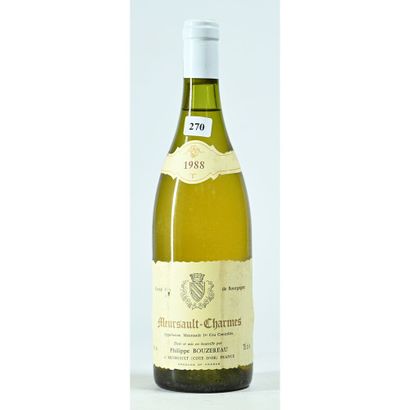 1 Btle MEURSAULT-CHARMES, Domaine Bouzereau,...