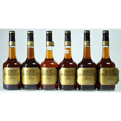 6 Btles of MUSCAT de RIVESALTES, Vin doux...