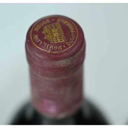 6 Btles PAVILLON ROUGE du Château Margaux,...