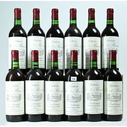 12 Btles Château HAUT PERRON, Bordeaux, ...
