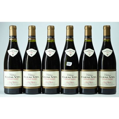 6 Btles Château CAZAL, «Vieilles Vignes»,...