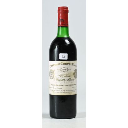 1 Btle Château CHEVAL BLANC, 1976. (Etiquette...