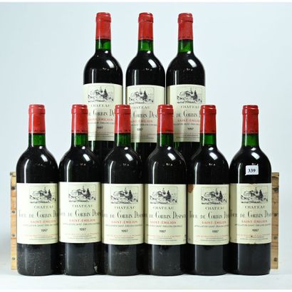 9 Btles Château TOUR DE CORBIN D’Espagne,...