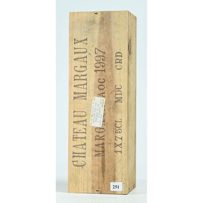 1 Btle CBO Château MARGAUX, 1997.