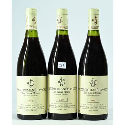 3 Btles VOSNE ROMANEE, 1er Cru, «Les Beaux...