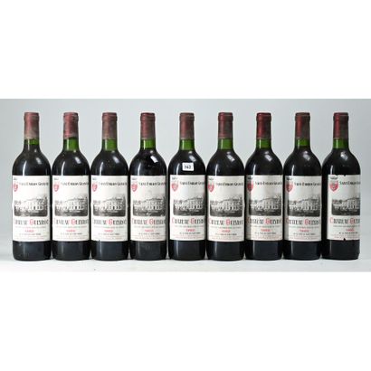 9 Btles Château GUEYROT, GC, Saint-Emilion,...