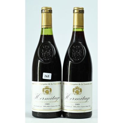 2 Btles d’HERMITAGE, Cuvée «Marquise de la...