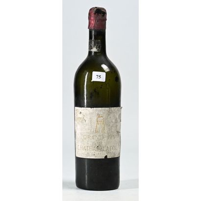 1 Exceptionnelle Btle Château LATOUR, 1893....