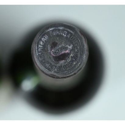3 Btles Château MARGAUX, 1975. (Une vidange...