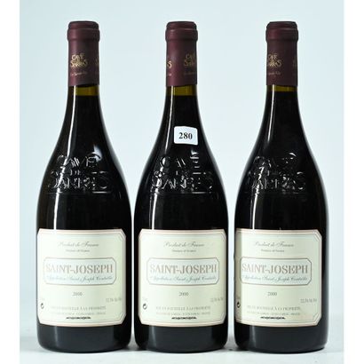 3 Btles SAINT-JOSEPH, Rouge, «Les Caves de...