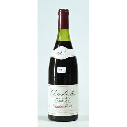 1 Btle CHAMBERTIN, Clos de Beze, GC, Domaine...