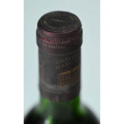 3 Btles Château MARGAUX, 1975. (Une vidange...