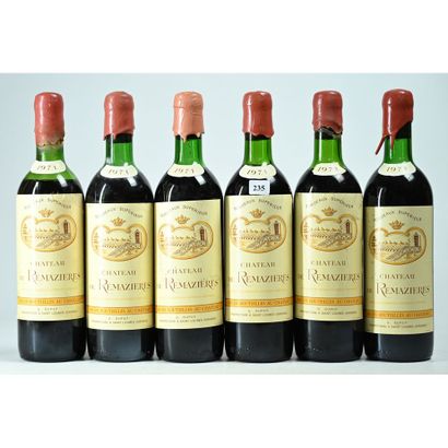6 Btles Château de REMAZIERES, 1971.