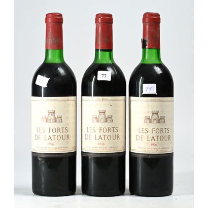 3 Btles LES FORTS DE LATOUR, 1976. (Niveaux...