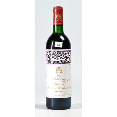 1 Btle Château MOUTON ROTHSCHILD, 1988. (Etat...