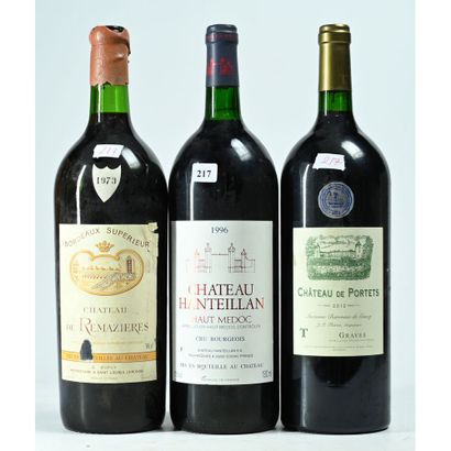 3 Magnums dont 1 Château de REMAZIERES en...