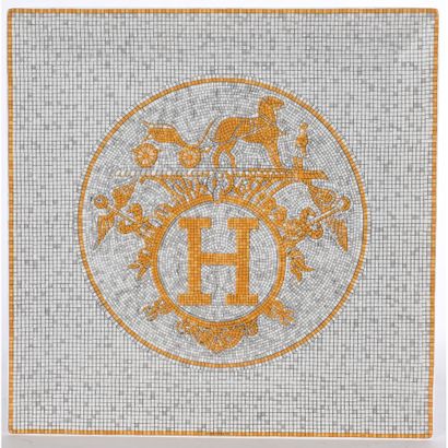 HERMES. Square-shaped PLAT, 