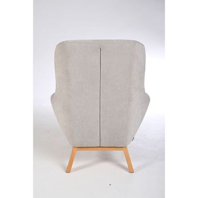 GAUTIER. Pair of shepherd's chairs with patinated...