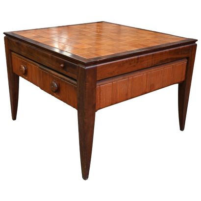 Solid mahogany and rosewood PRESENTATION...