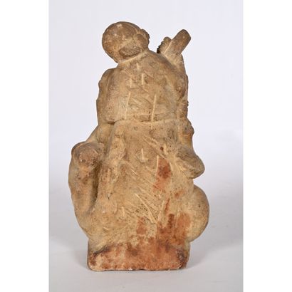 Medieval-inspired sandstone SUJET depicting...