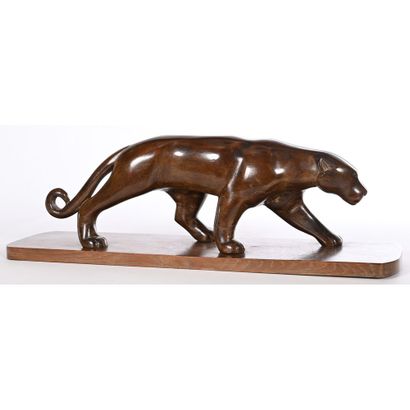 SUBJECT probably in patinated ebony representing...