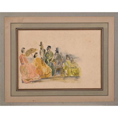 BOUDIN Eugène (1824-1898). (Attributed to)....