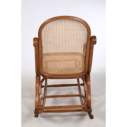 ROCKING'CHAIR in patinated thermoformed wood...
