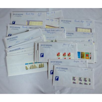 Belgique Lot de carnets de 1969 à 2002. Certains...