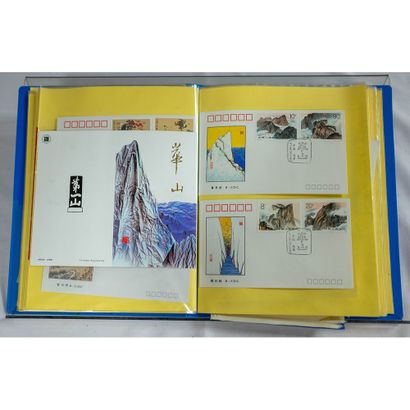 Chine 1 classeur de 1er jour et enveloppes...