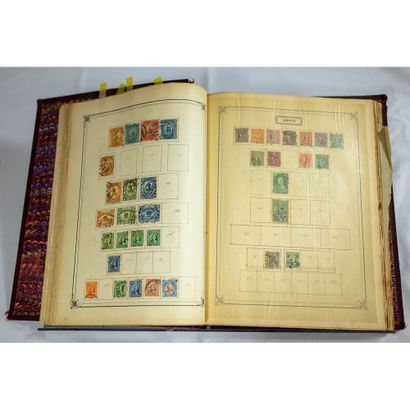 Asie dont chine, collection de timbres toute...